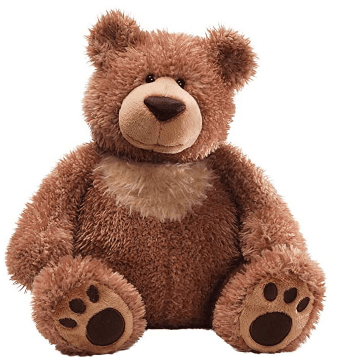 Soft plush teddy bear with a friendly face and huggable design, perfect for kids and collectors alike.